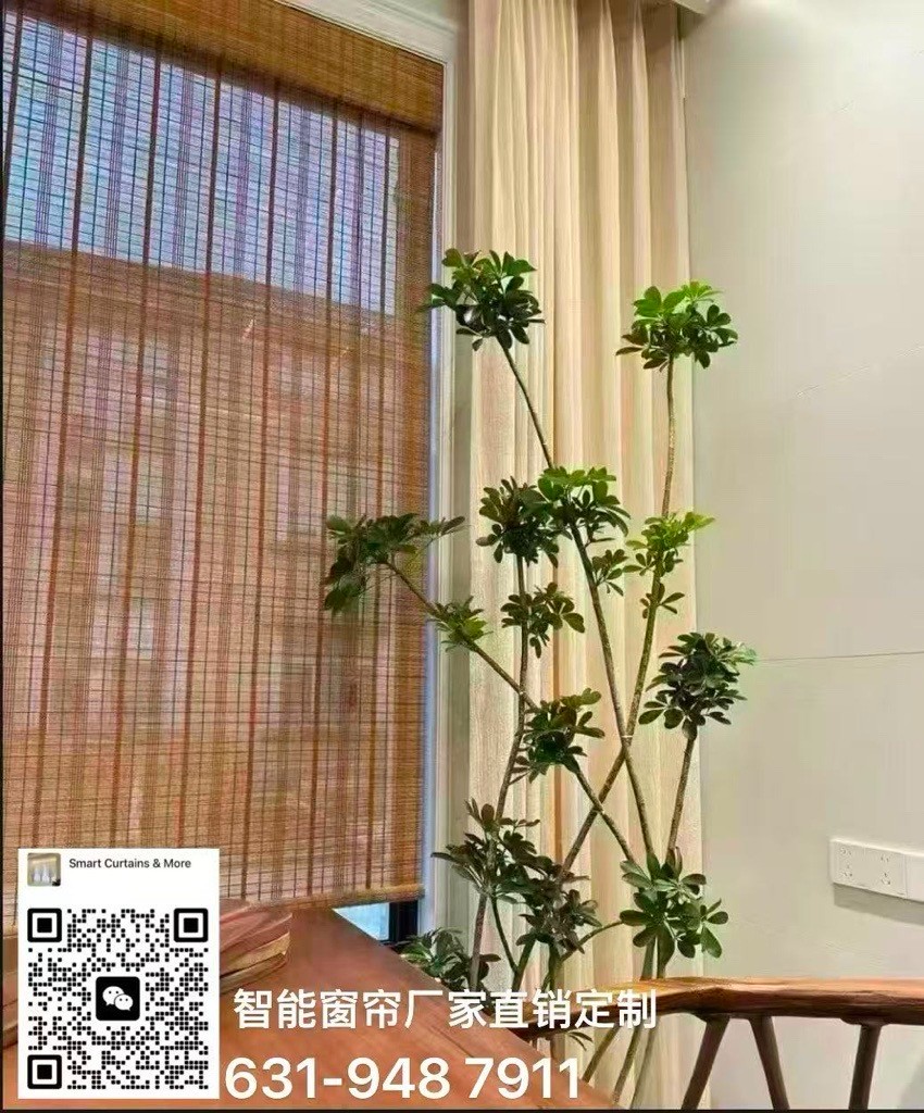 智能窗帘定制安装，多种样式选择，工厂直销价格更优，提供上门测量与专业安装服务 图片 2