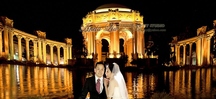 旧金山三藩市湾区婚纱照婚礼拍摄旧金山市政厅斯坦福教堂婚礼拍摄 婚礼专业摄像微电影制作 图片 4