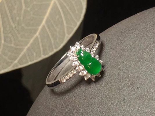 【鼎晨珠宝】x6 辣绿葫芦戒指 photo 4