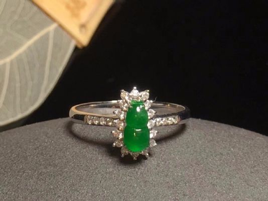 【鼎晨珠宝】x6 辣绿葫芦戒指 photo 3