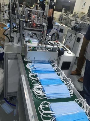 全自动一拖一平面口罩机 一次性口罩生产线 NJ 图片 3