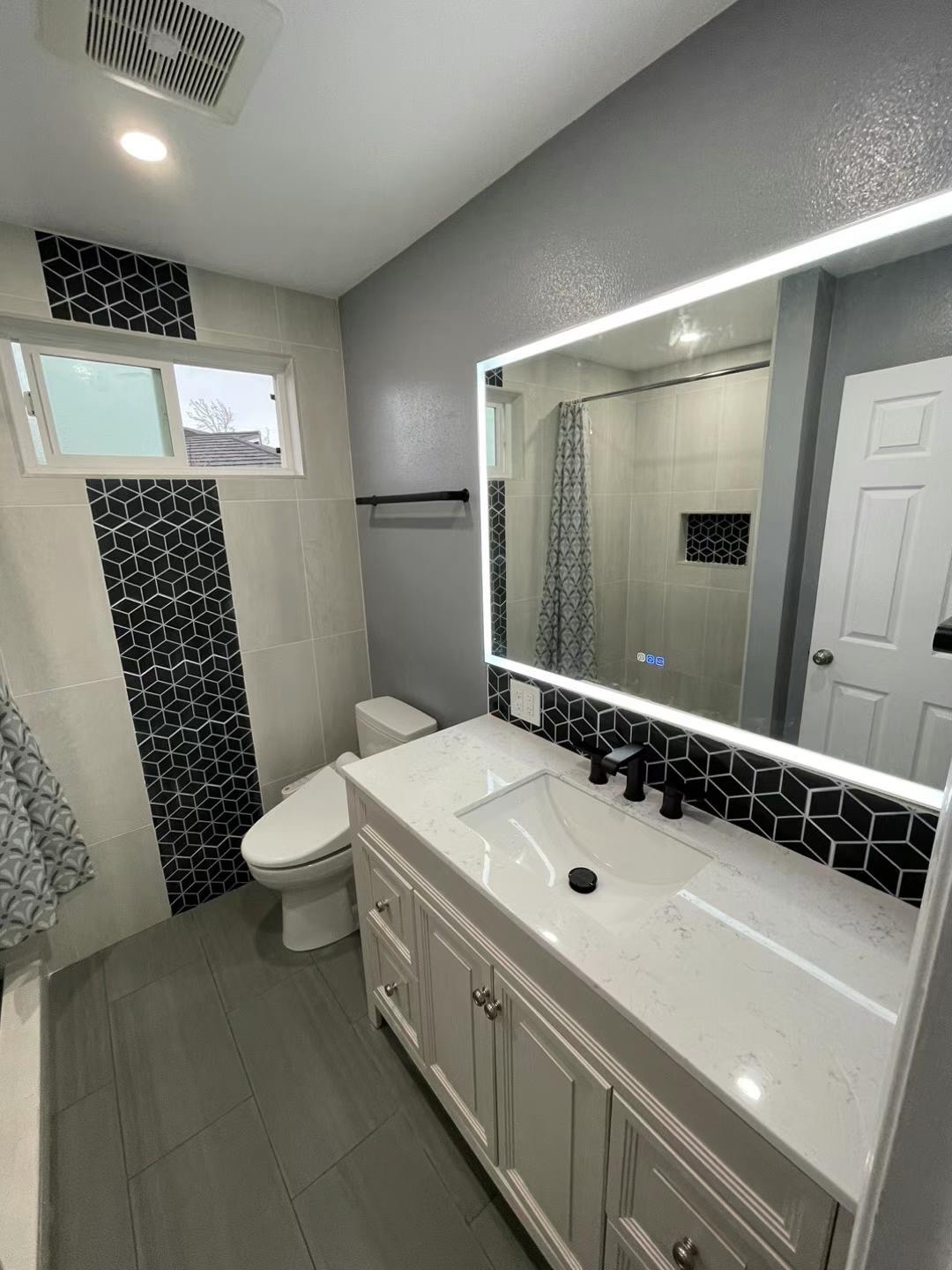 銘翔建筑 旧金山南湾装修师傅  专业地板 厨卫翻新 室内外油漆  换门换窗（用心对待每一位客人） 图片 9