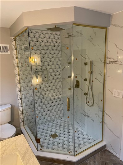 纽约玻璃门面制作安装，办公室玻璃隔间，特制专业玻璃门，玻璃浴室门，商业大面积玻璃门面安装 photo 8