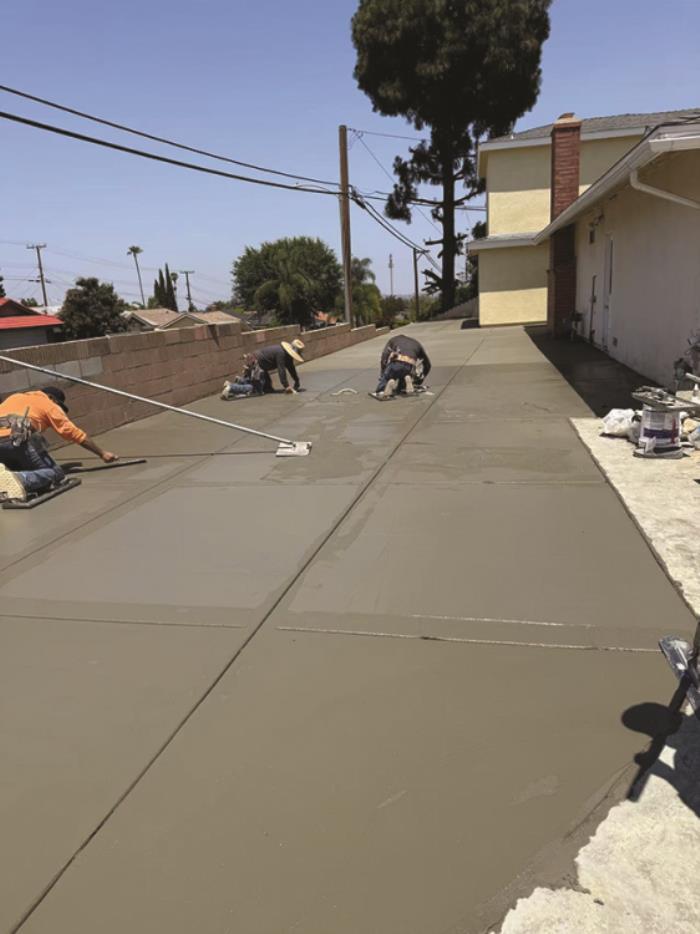 洛杉磯水泥地澆築 图片 4