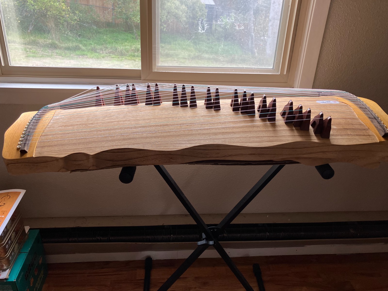 欗木九龙戏珠16弦小古筝音色明亮古香古色收藏品 [古筝] photo 4