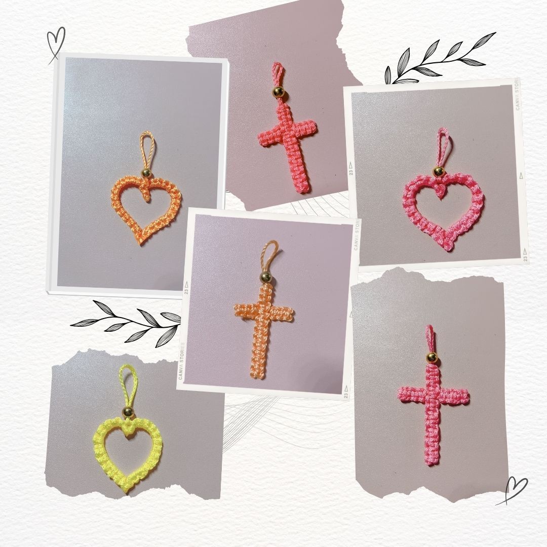 💗💗 免费赠送精美手工十字架挂饰！💗💗