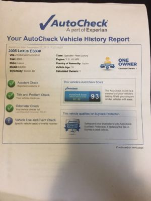LEXUS ES 330 2005款,车况极佳 图片 5