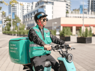 北美最大华人外卖平台饭团外卖招聘送餐员 日赚300! 图片 2