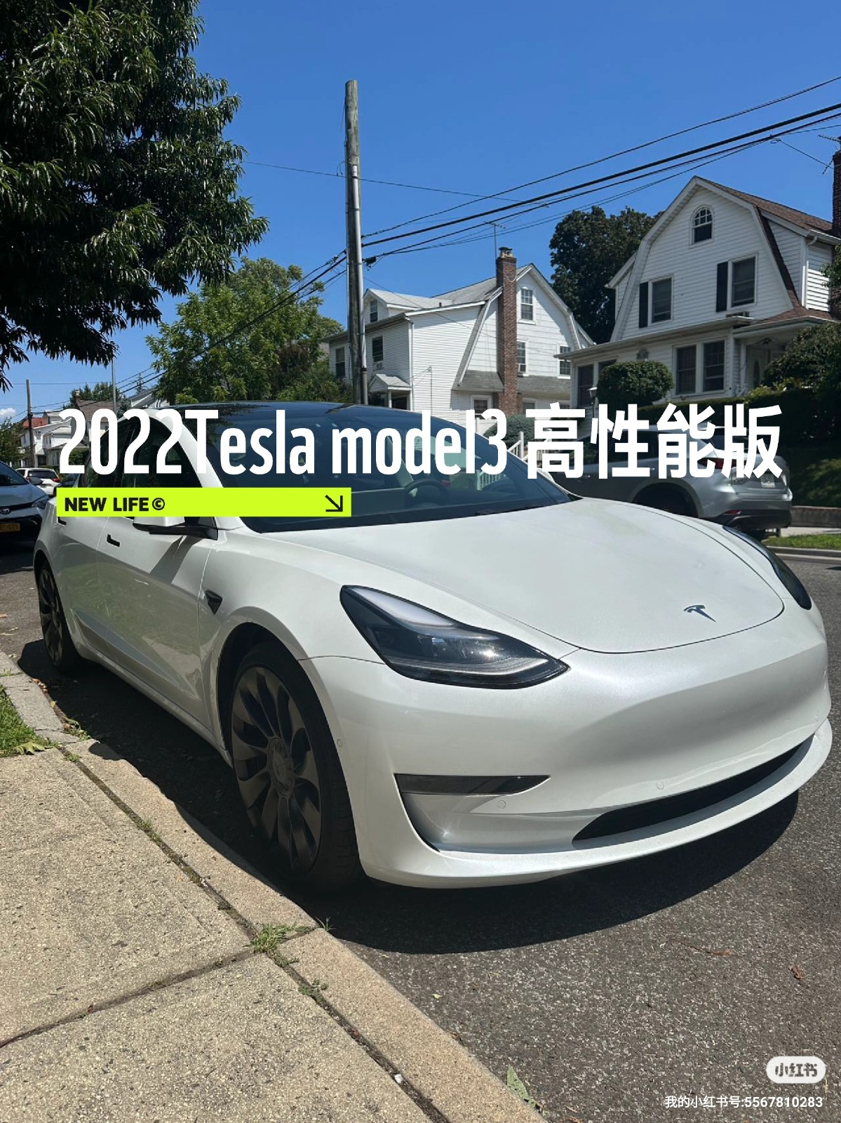 New York Car Used 2022 Tesla Tesla Model3 High Performance Pure Electric 0.8W Mileage