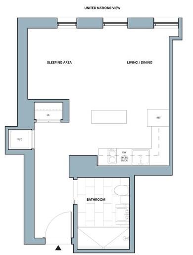 中城绝佳大楼放出新studio 近公交地铁 nyu校车经过