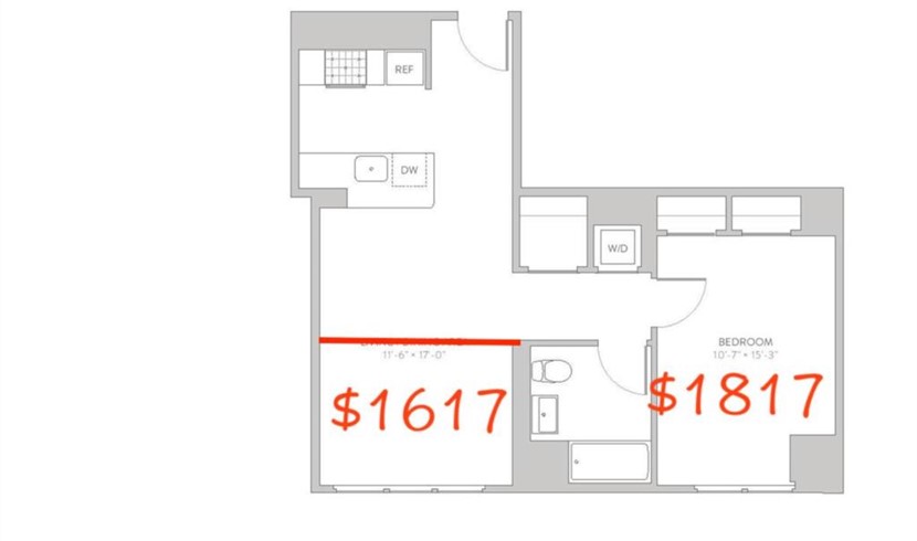 lic一房一厅折后3435，入住即送1800gift card