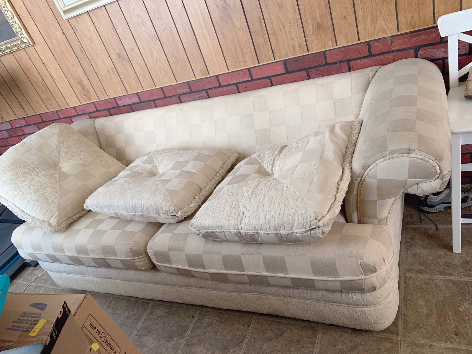 Second hand double sofa bed [sofa bed]