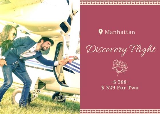 七夕特惠纽约双人飞行体验最高八五折