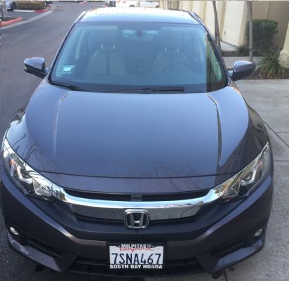 2016 Honda Civic Sedan EXT. 11800 miles.