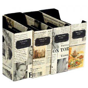 韩版DIY手工自制欧美风桌面收纳盒