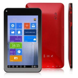 威盛8850 安卓4.0 全新Win8界面 Wifi3G 平板电脑 红色