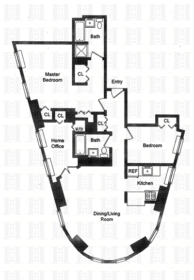 曼哈顿 金融区 华尔街 三房两卫