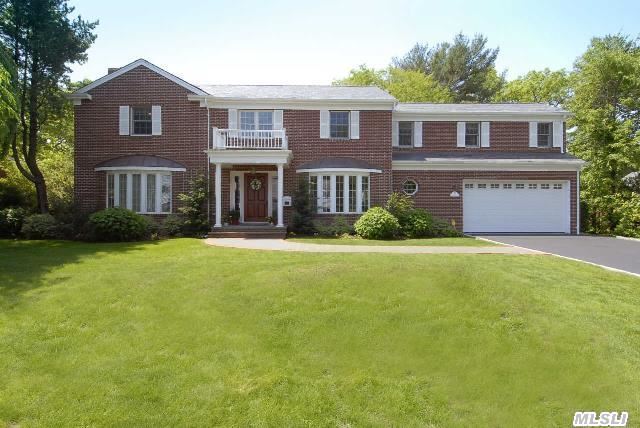 纽约长岛Manhasset 砖石结构别墅 私人泳池