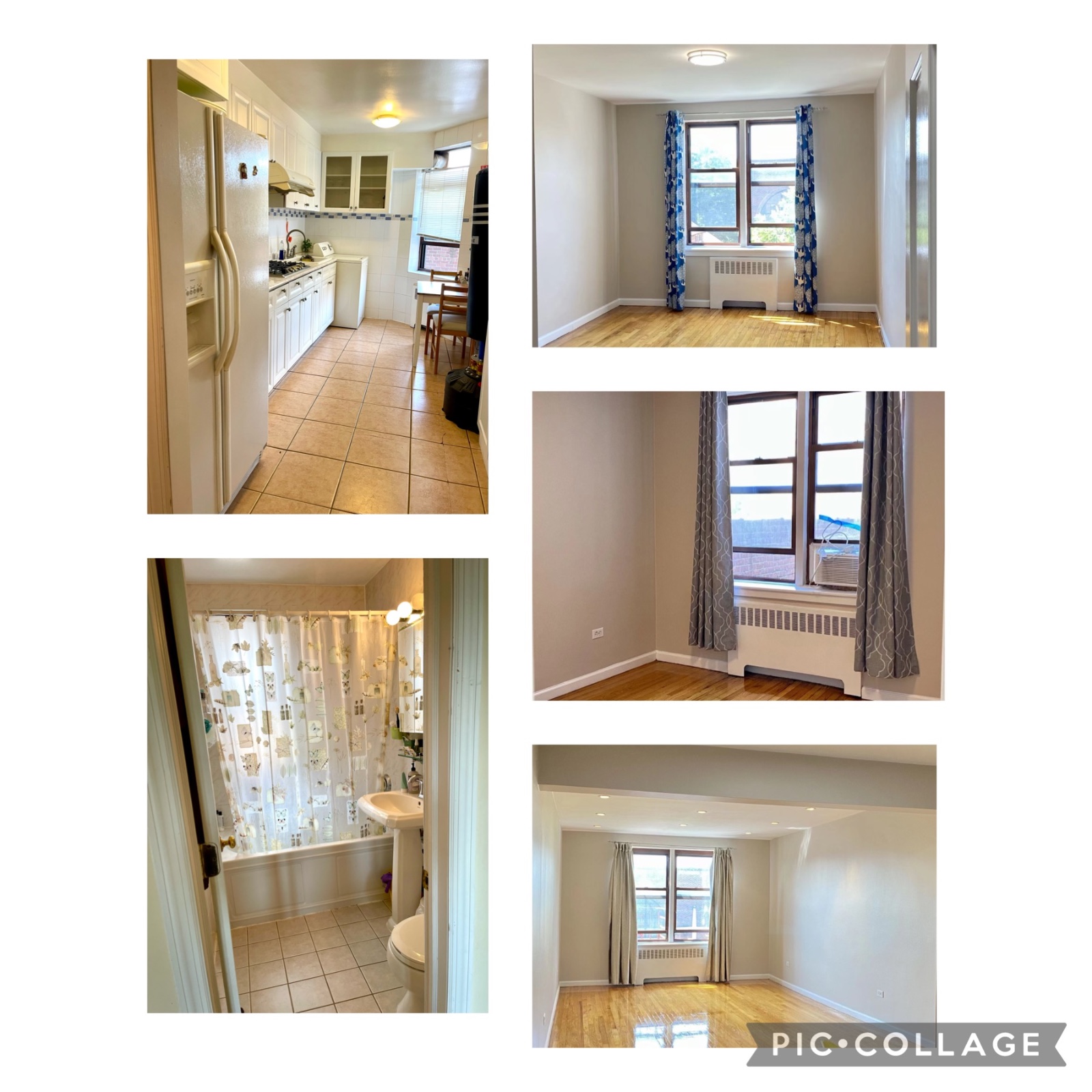 法拉盛中心 大三房二厅一浴新装修 出租