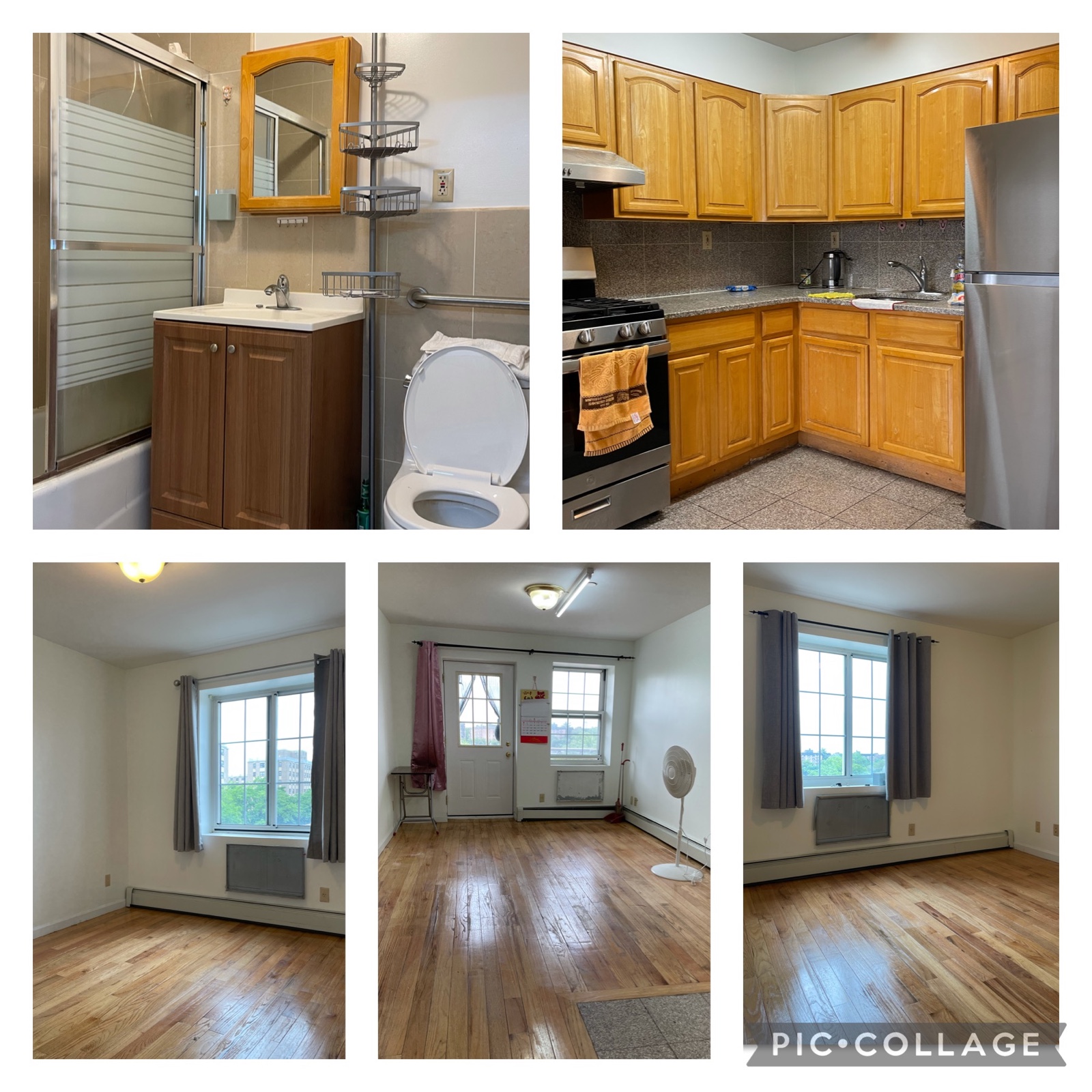 法拉盛35ave两房两浴带阳台出租