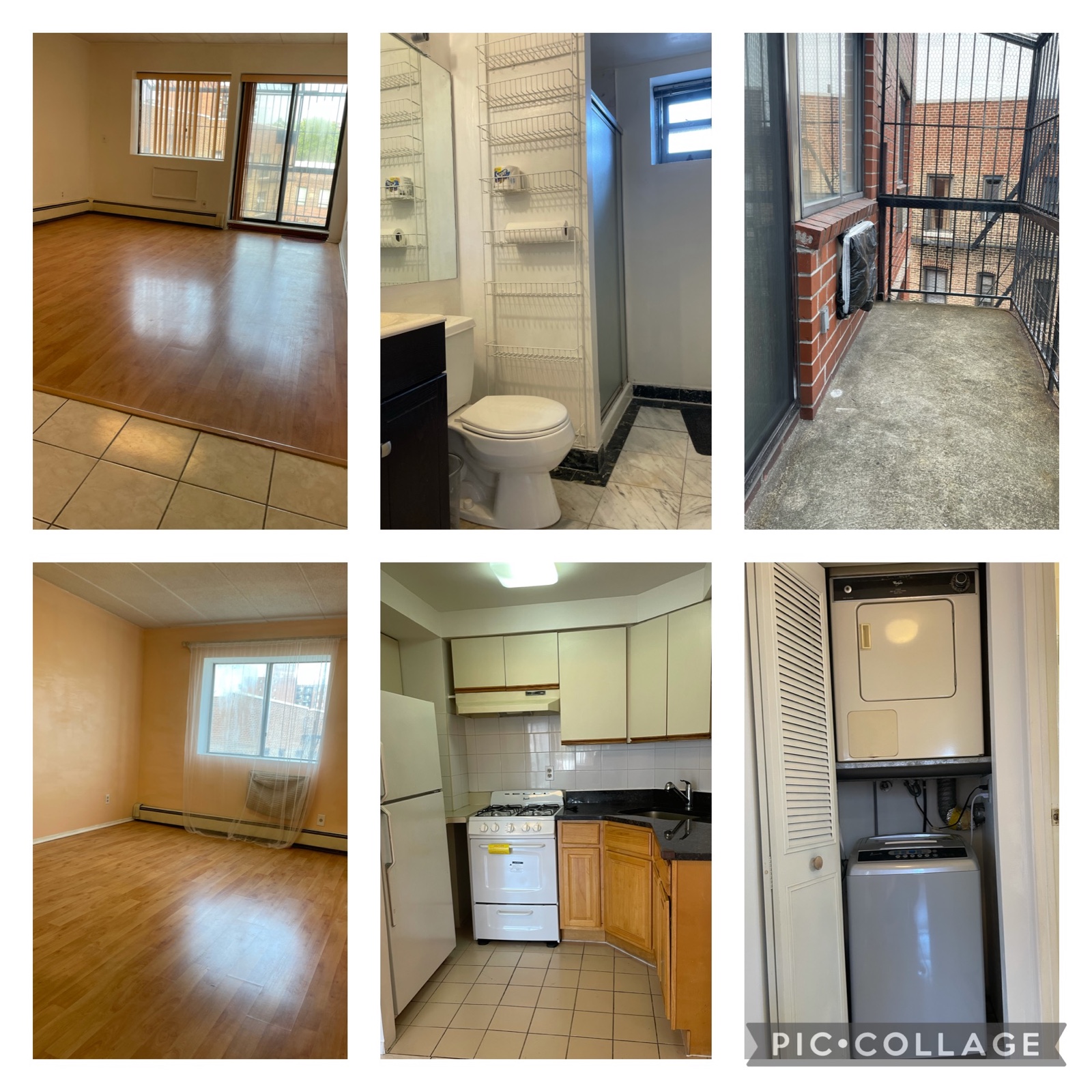 法拉盛35ave 一房一厅带阳台洗衣机出租