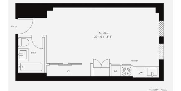 纽约曼哈顿中城近联合国大型社区统舱31万出售