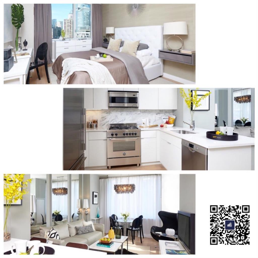 中城两房一厅 7分钟到time square 无中介费