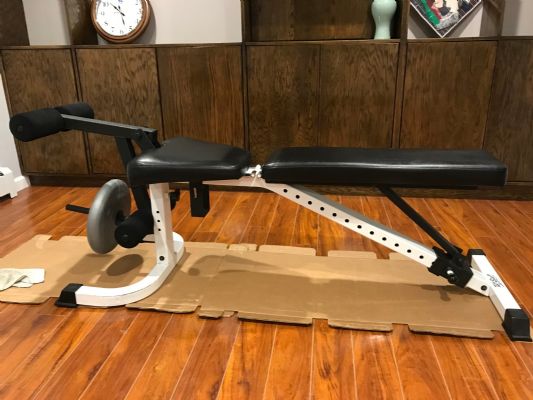 健身器材-Tuff STuff steel adjustable bench [健身器材]