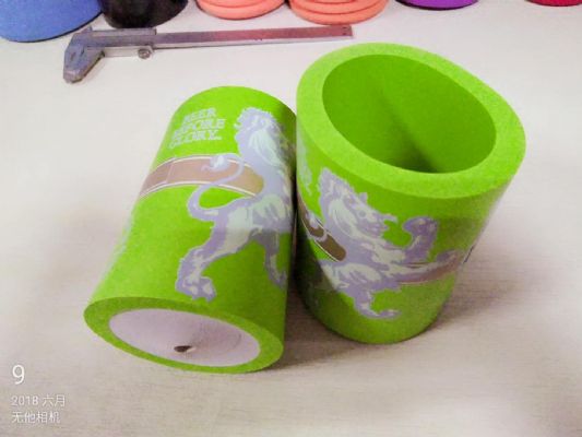 厂家直销NBR丁晴橡胶可乐杯套 表面印制logo [可乐杯套]