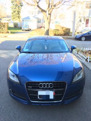 现出售奥迪TT 3.2顶配蓝色跑车无任何事故一万六