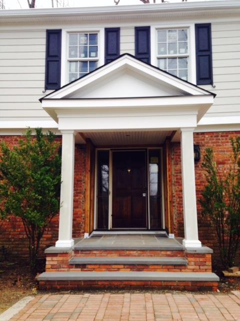 A newly built colonial home in Chatham, NJ